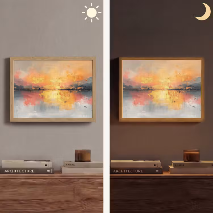 Lightbox - Wandlamp - Modern - Abstract - Goud - Roze — 6