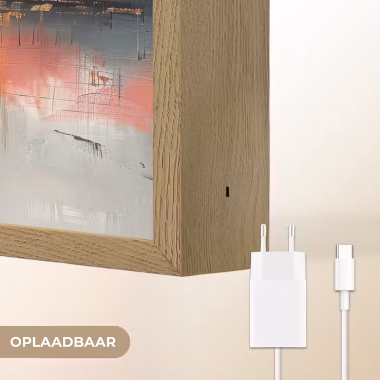 Lightbox - Wandlamp - Modern - Abstract - Goud - Roze — 7
