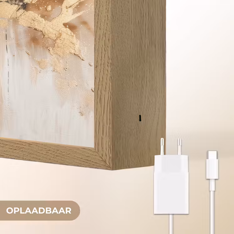 Lightbox - Wandlamp - Modern - Bruin - Abstract - Beige — 7