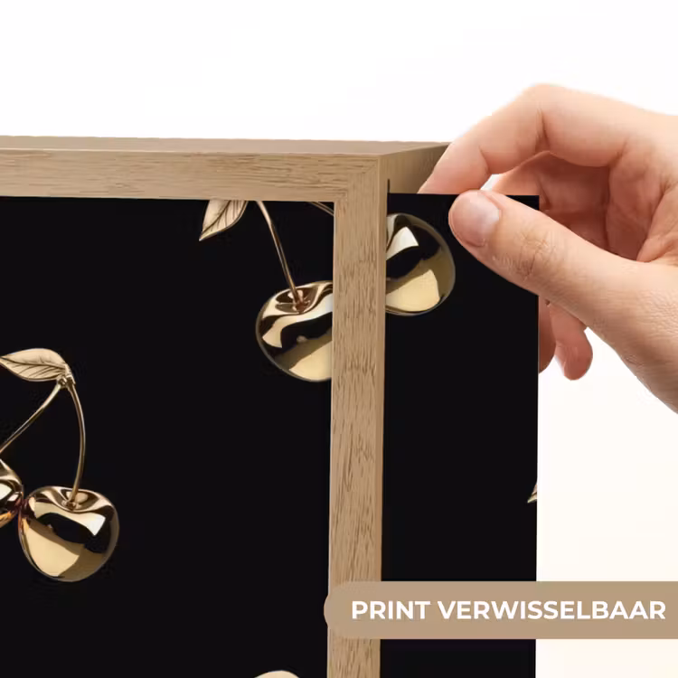 Lightbox - Wandlamp - Patroon - Kersen - Goud - Chrome — 5