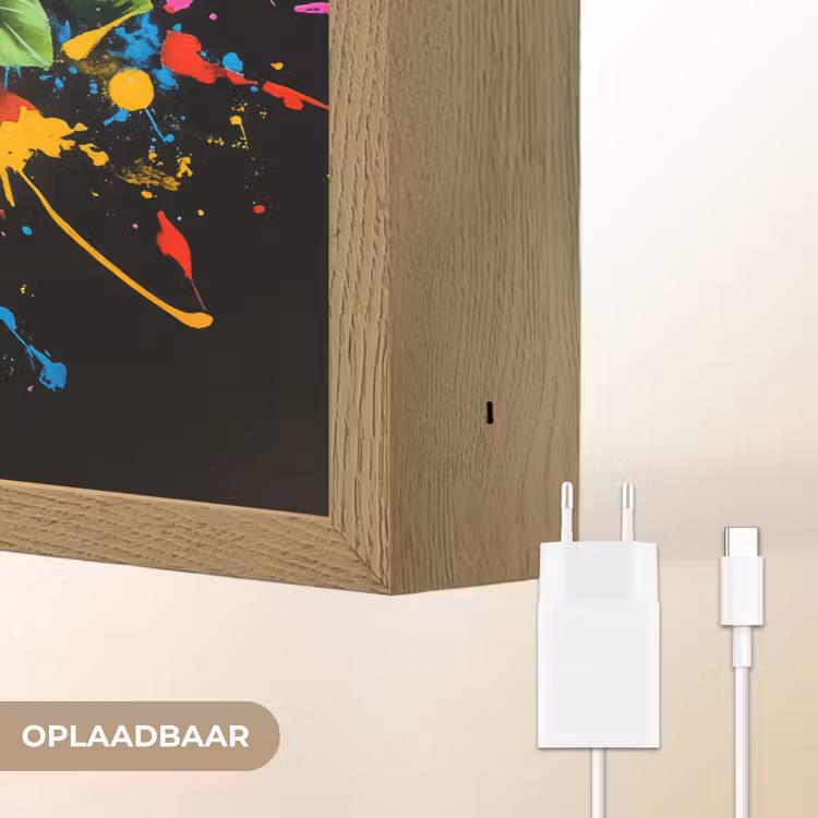 Lightbox - Wandlamp - Spaghetti - Graffiti - Verf - Kleurrijk - Eten - Modern — 7