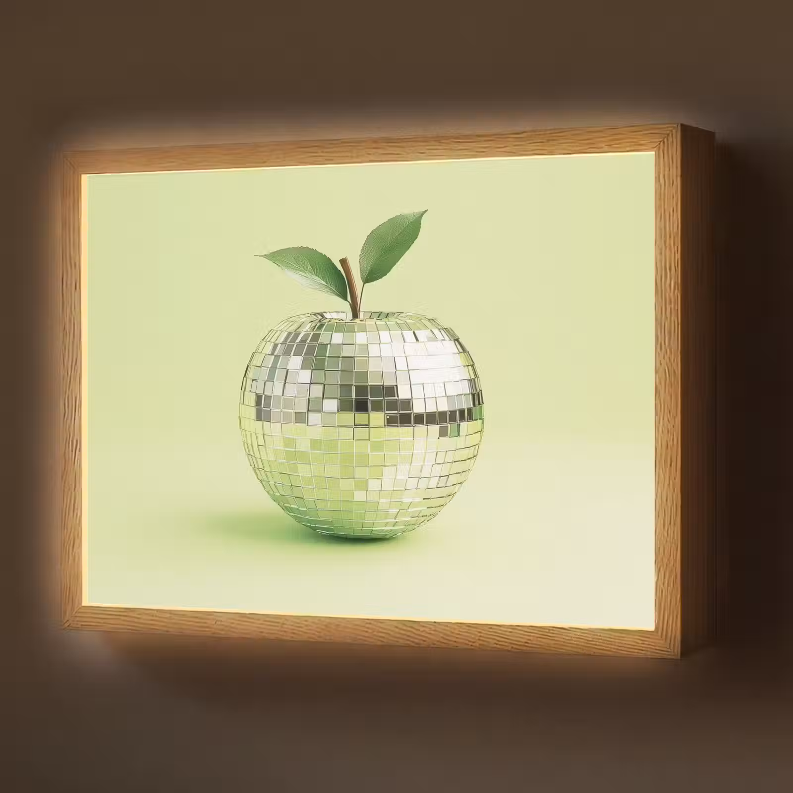 Lightbox - Wandlamp - Groen - Disco - Decoratie - Appel — 1