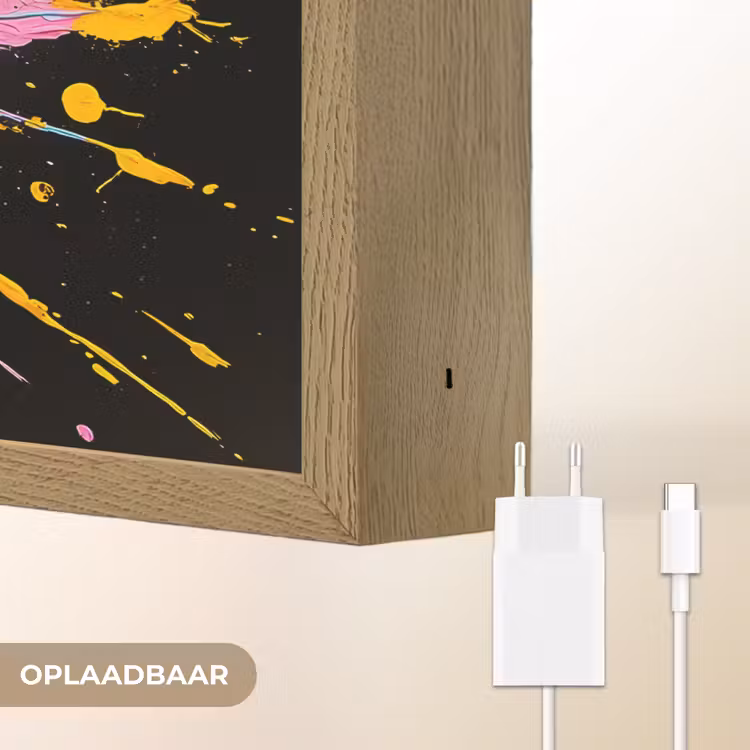 Lightbox - Wandlamp - Citroen - Graffiti - Kleurrijk - Verf - Modern — 7