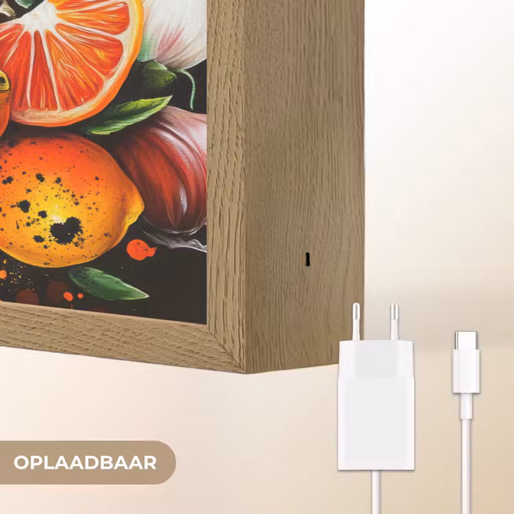 Lightbox - Wandlamp - Citroenen - Zwart - Kruiden - Graffiti - Verf — 7