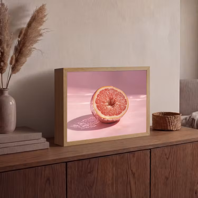 Lightbox - Wandlamp - Grapefruit - Roze - Disco - Shiny — 4