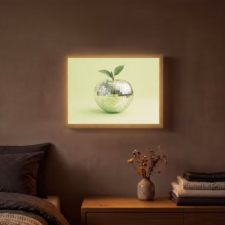 Lightbox - Wandlamp - Groen - Disco - Decoratie - Appel — 3
