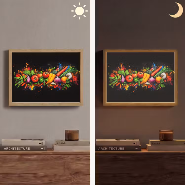 Lightbox - Wandlamp - Groente - Eten - Kruiden - Graffiti - Koken — 6