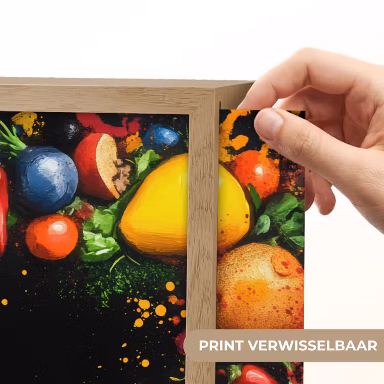 Lightbox - Wandlamp - Groente - Graffiti - Kleurrijk - Koken - Abstract — 5