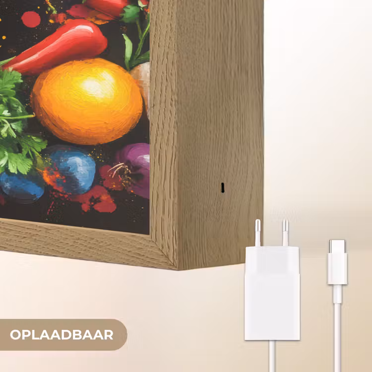 Lightbox - Wandlamp - Groente - Graffiti - Kleurrijk - Koken - Abstract — 7