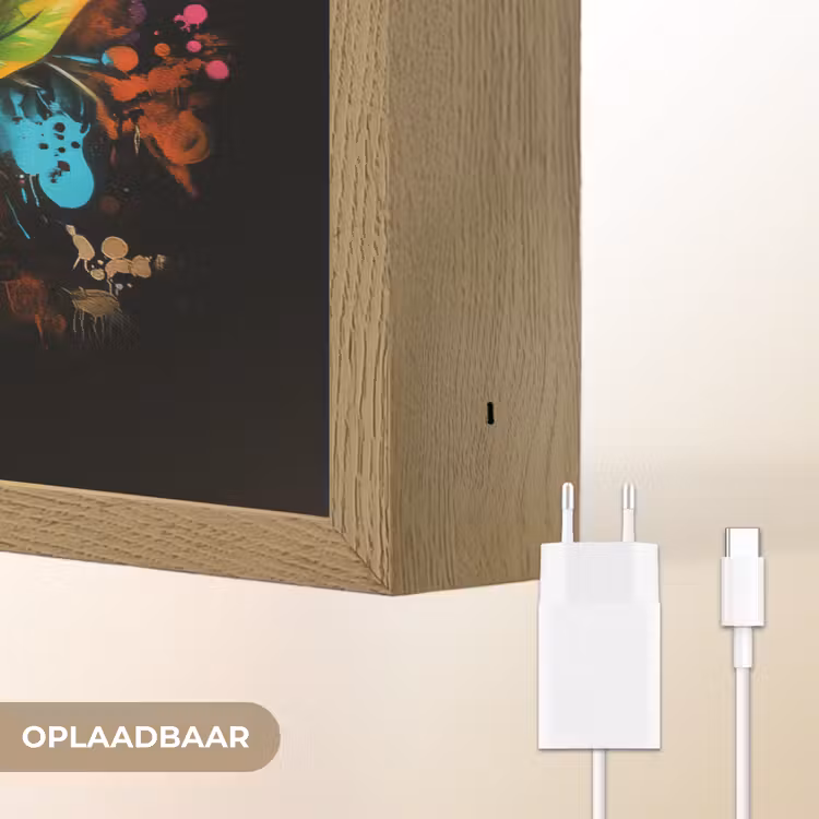 Lightbox - Wandlamp - Groente - Peper - Knoflook - Graffiti - Verf - Kleurrijk — 7