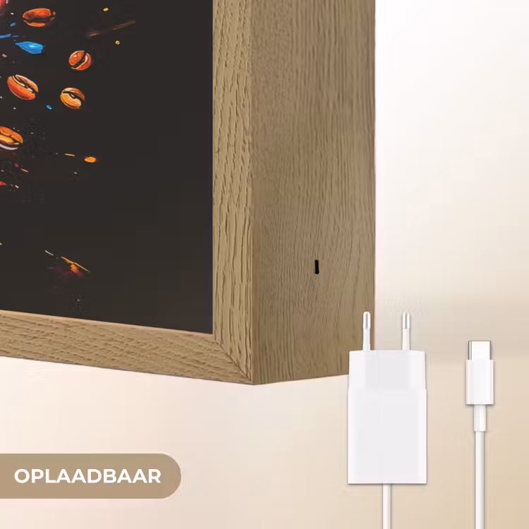 Lightbox - Wandlamp - Koffie - Graffiti - Drinken - Abstract — 7