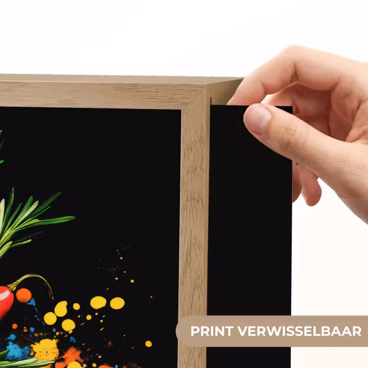 Lightbox - Wandlamp - Olijfolie - Graffiti - Peper - Olijven - Modern — 5