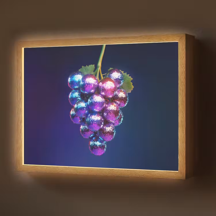 Lightbox - Wandlamp - Paars - Disco - Feest - Druif — 1