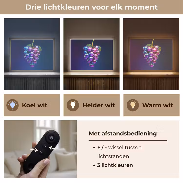 Lightbox - Wandlamp - Paars - Disco - Feest - Druif — 8