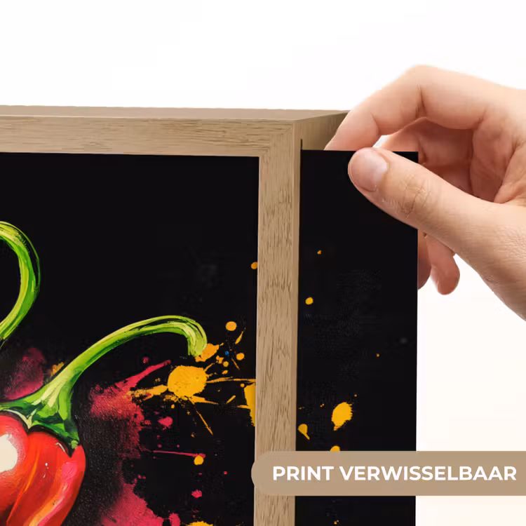 Lightbox - Wandlamp - Peper - Graffiti - Verf - Abstract - Modern - Kleurrijk — 5