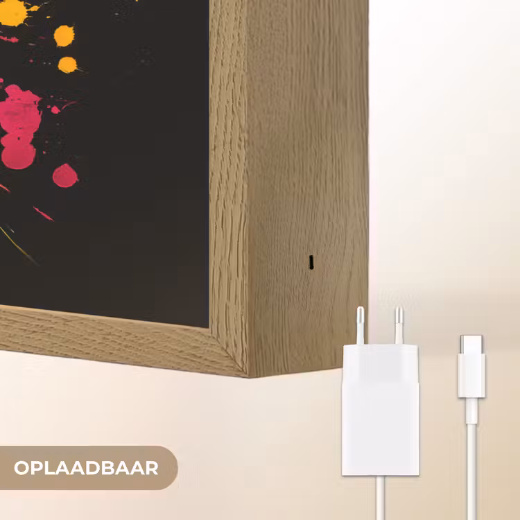Lightbox - Wandlamp - Peper - Graffiti - Verf - Abstract - Modern - Kleurrijk — 7