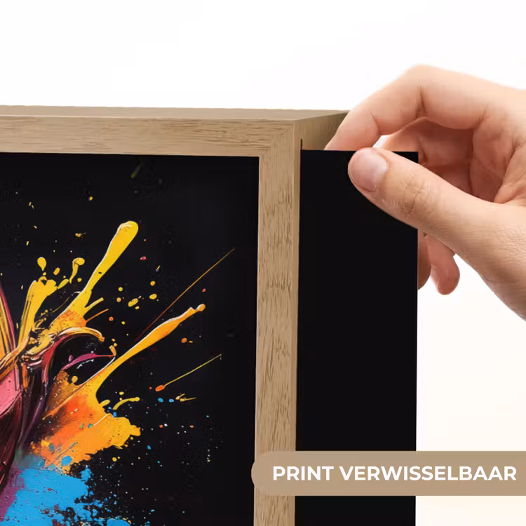 Lightbox - Wandlamp - Wijn - Glas - Graffiti - Borrel - Rood - Verf — 5