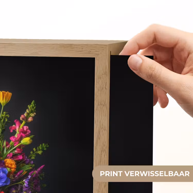 Lightbox - Wandlamp - Felgekleurd - Bloemen - Vaas — 5