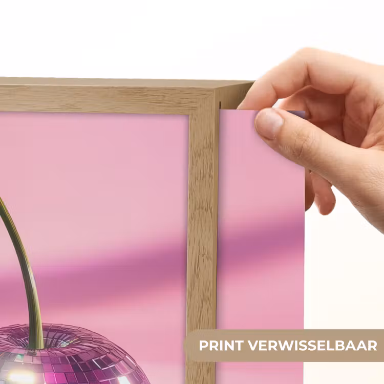 Lightbox - Wandlamp - Glitter - Discobol - Roze - Kersen — 5