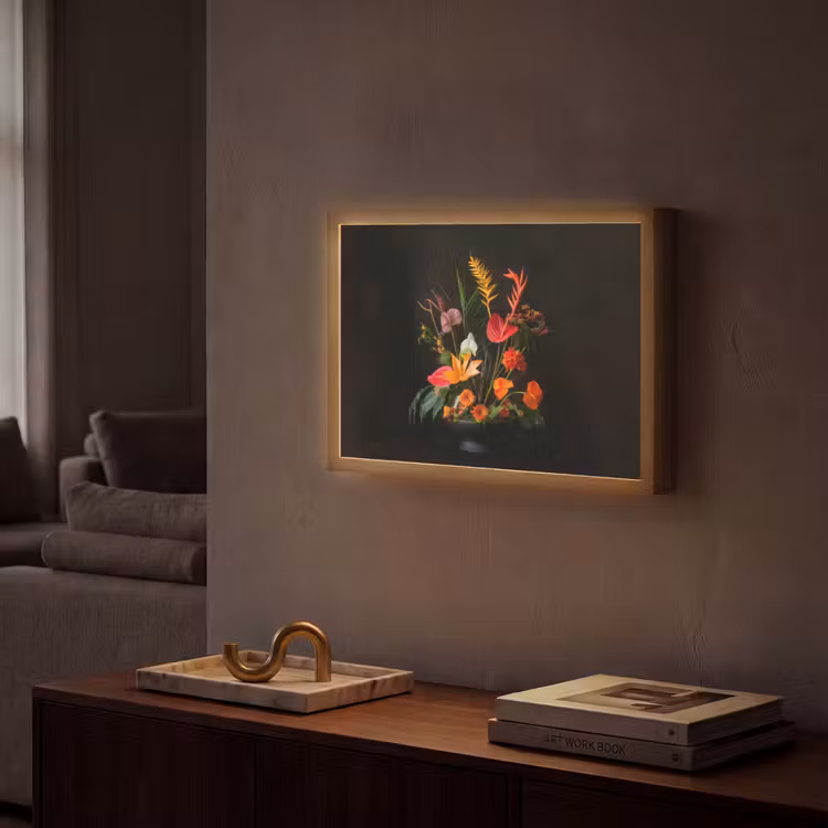 Lightbox - Wandlamp - Schaal - Boeket - Bloemen — 2