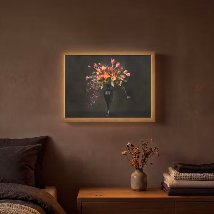 Lightbox - Wandlamp - Sierlijk - Boeket - Vaas — 3