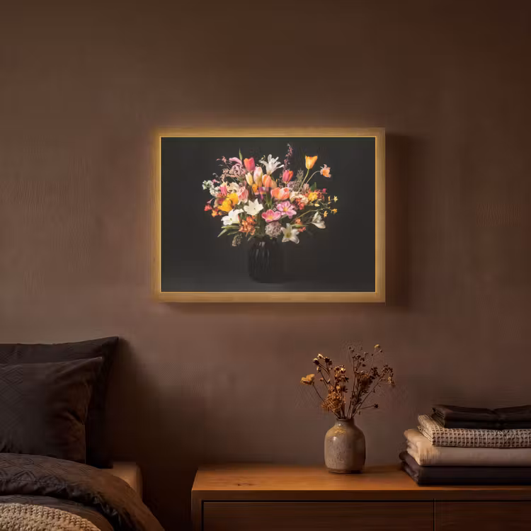 Lightbox - Wandlamp - Vaas - Bloemen - Tulpen — 3