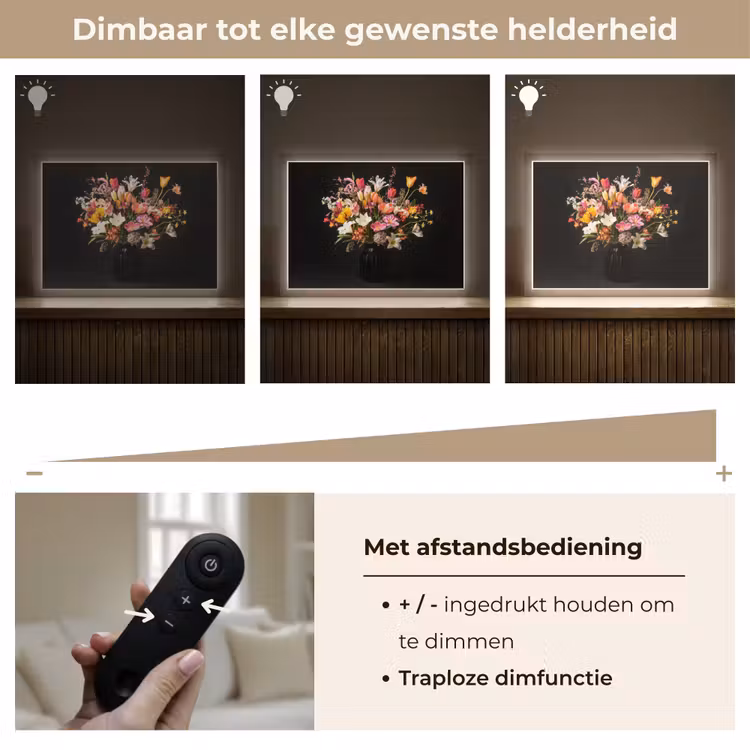 Lightbox - Wandlamp - Vaas - Bloemen - Tulpen — 9