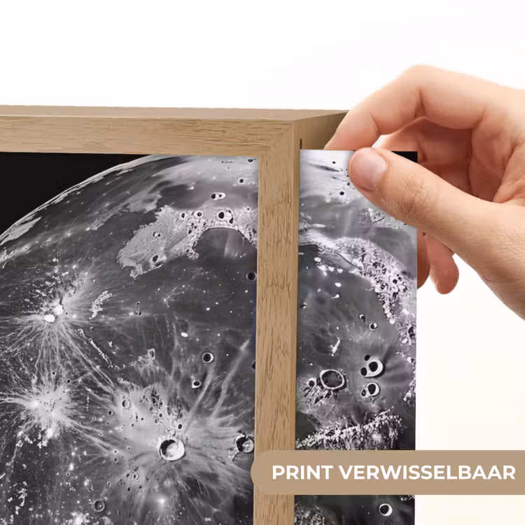 Lightbox - Wandlamp - Close-up - Maan - Wit - Textuur — 5