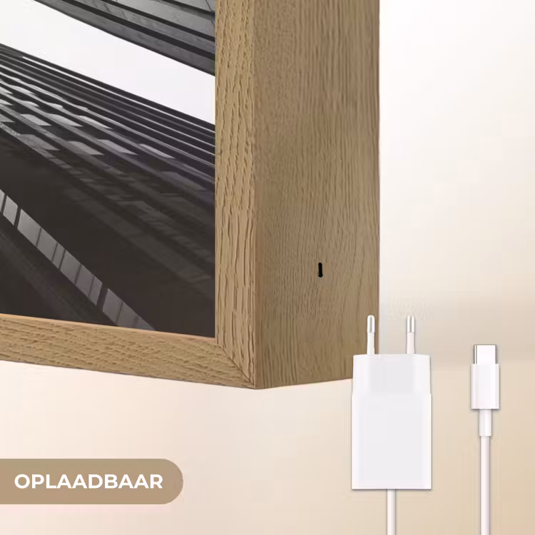 Lightbox - Wandlamp - Gebouwen - Lucht - Zwart — 7