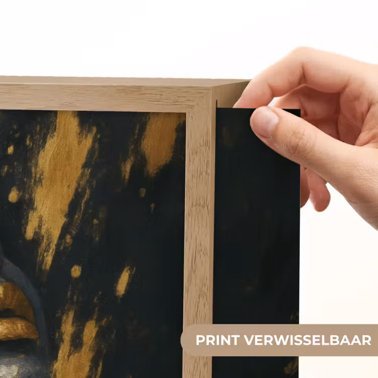 Lightbox - Wandlamp - Gezicht - Vrouw - Verfspatten - Abstract — 5