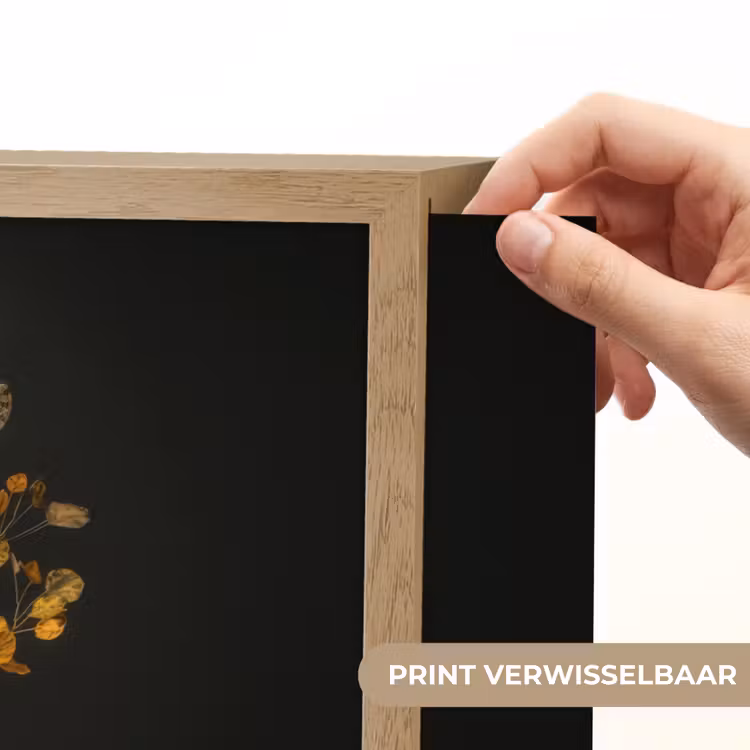 Lightbox - Wandlamp - Goudbruine - Bladeren - Vaas - Herfstachtig — 5