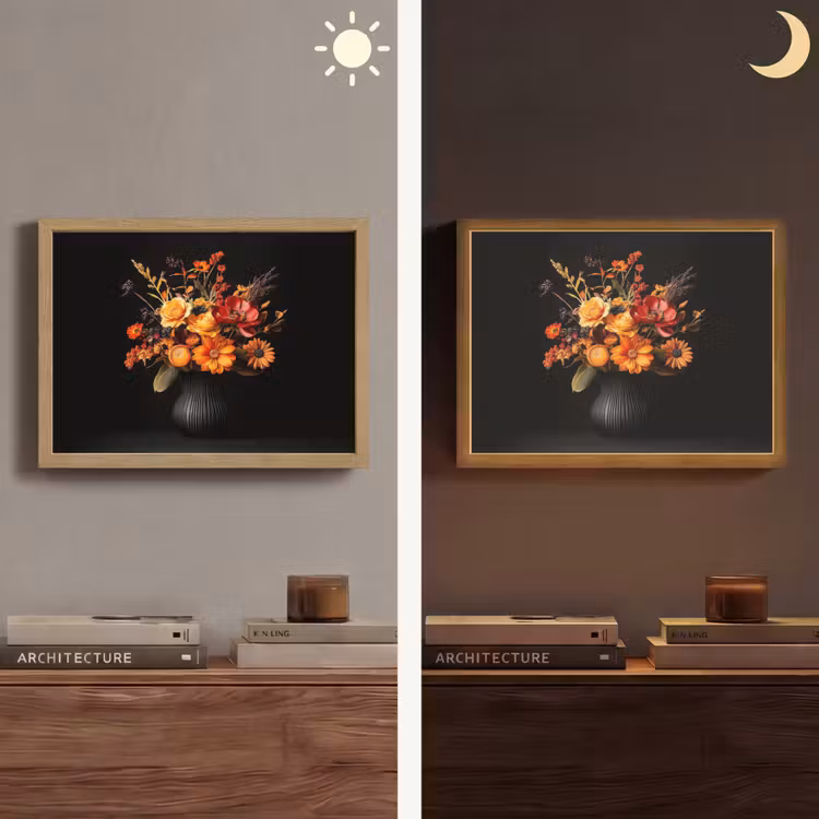 Lightbox - Wandlamp - Herfst - Boeket - Oranje — 6