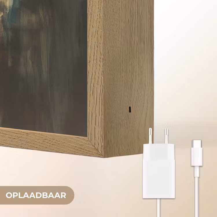Lightbox - Wandlamp - Hert - Geverfd - Gewei - Bruin — 7