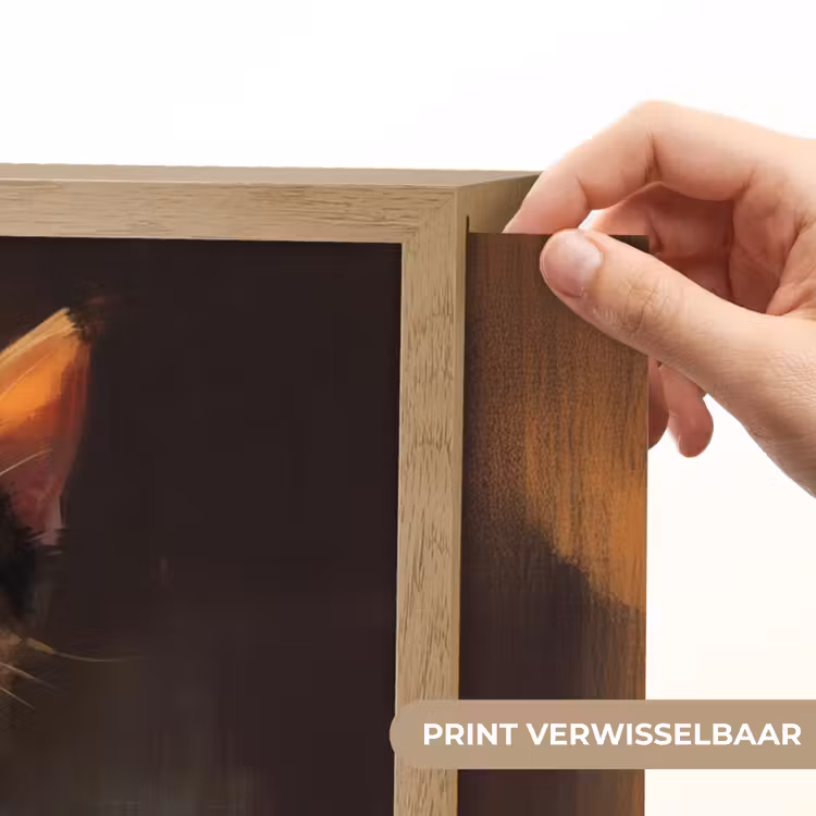 Lightbox - Wandlamp - Kat - Geschilderd - Artistiek - Wit — 5