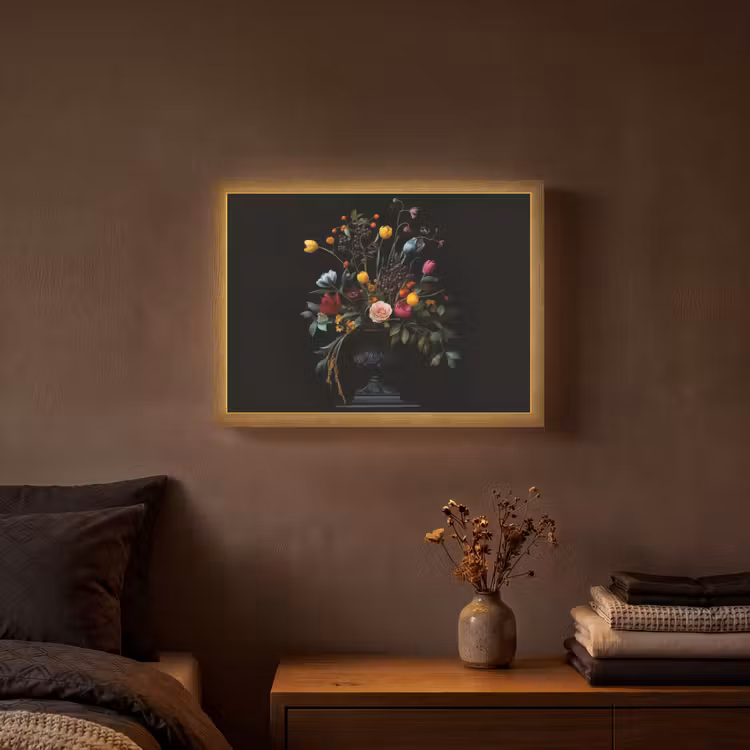 Lightbox - Wandlamp - Klassiek - Vaas - Boeket - Bloemen — 3