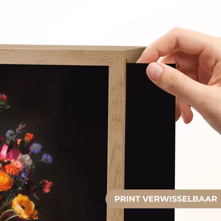 Lightbox - Wandlamp - Kleurrijk - Boeket - Vaas - Donkerbruin — 5