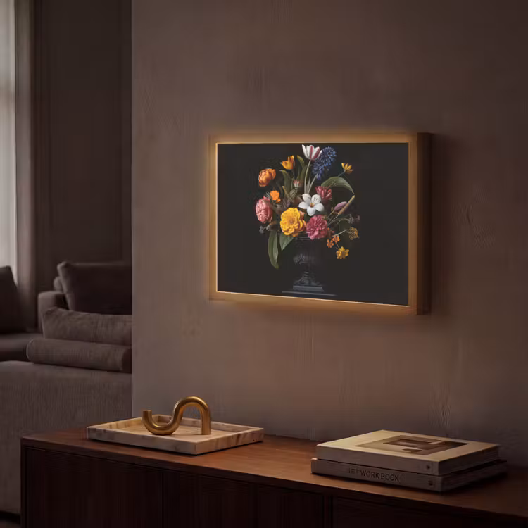 Lightbox - Wandlamp - Lente - Bloemen - Klassiek - Vaas — 2