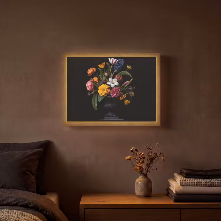 Lightbox - Wandlamp - Lente - Bloemen - Klassiek - Vaas — 3