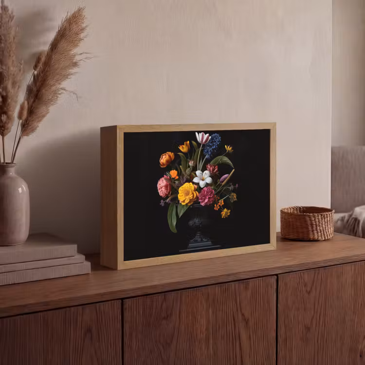 Lightbox - Wandlamp - Lente - Bloemen - Klassiek - Vaas — 4