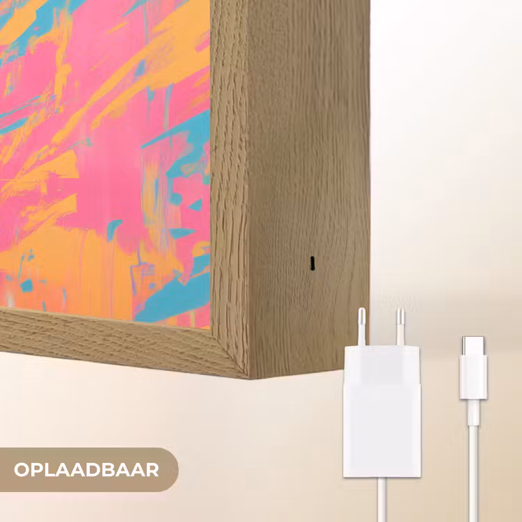 Lightbox - Wandlamp - Luipaard - Roze - Oranje - Blauw - Verf — 7