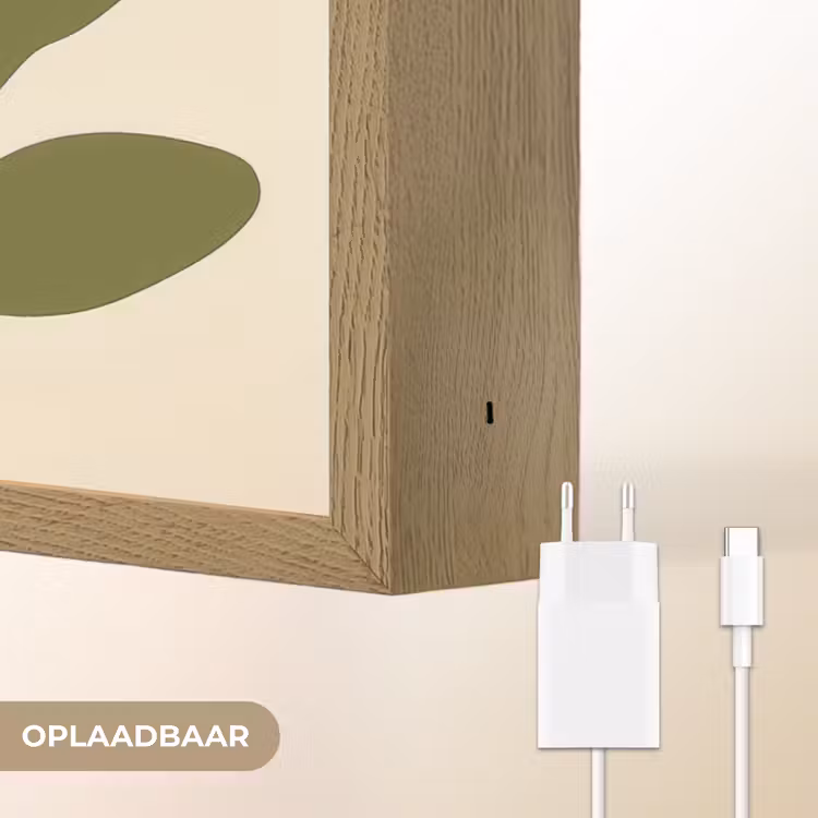 Lightbox - Wandlamp - Minimalistisch - Bloemen - Bladeren - Roze — 7
