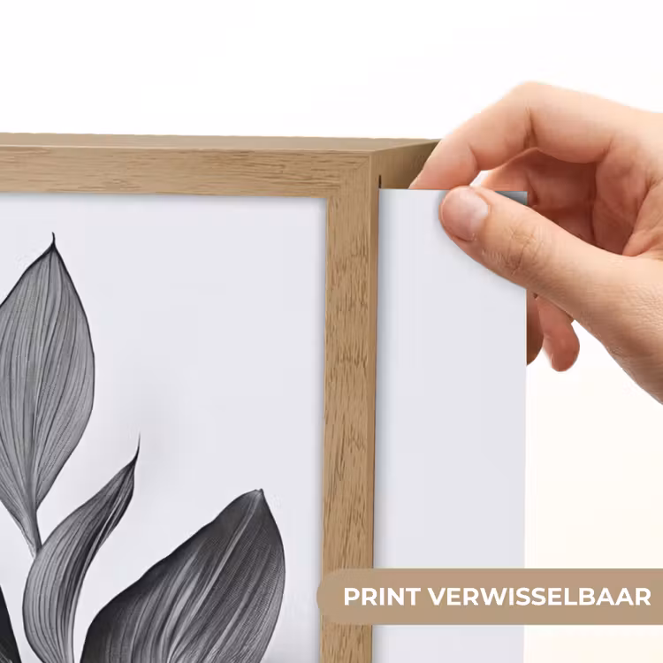 Lightbox - Wandlamp - Plant - Bladeren - Minimalistisch - Zwart — 5