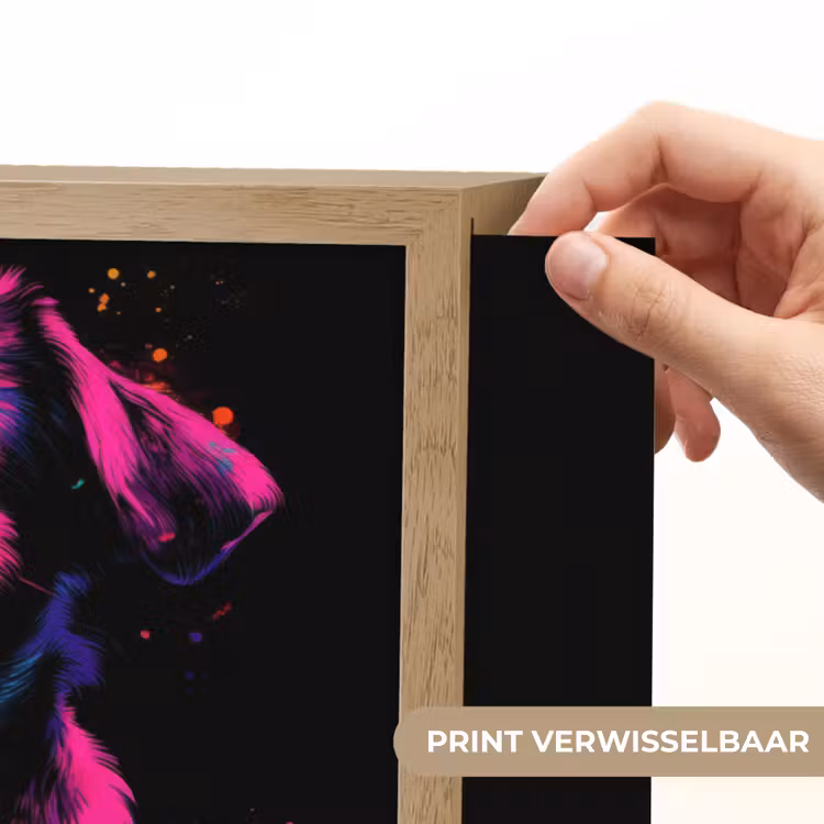Lightbox - Wandlamp - Puck - Hond - Verf - Kleuren — 5
