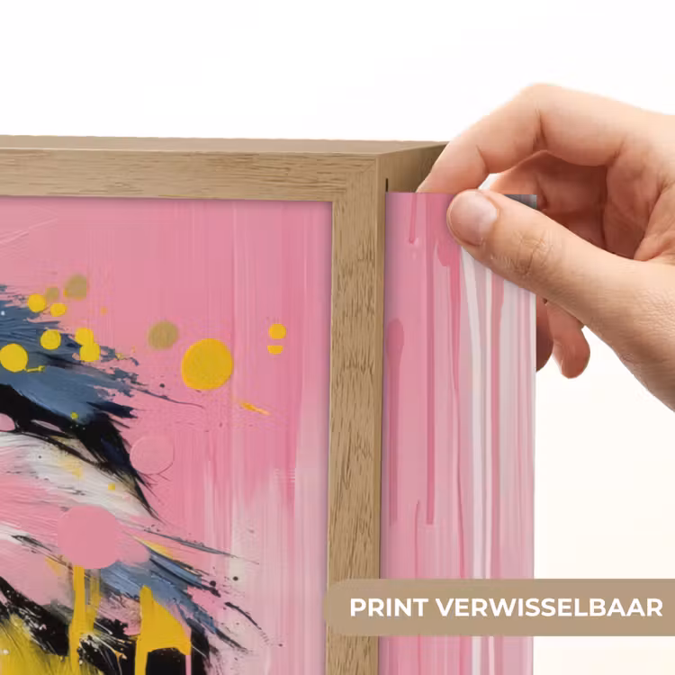 Lightbox - Wandlamp - Vogel - Roze - Geel - Blauw — 5