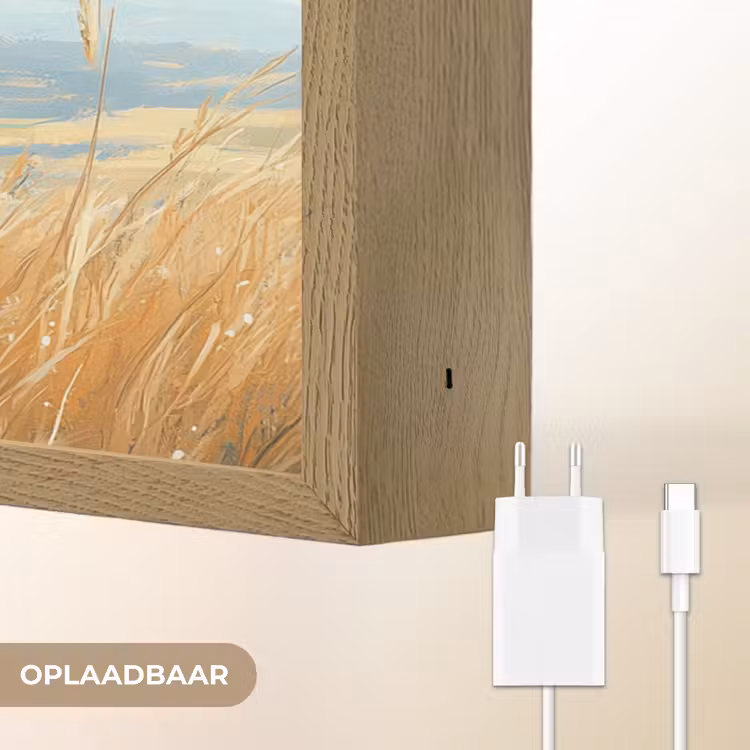 Lightbox - Wandlamp - Vos - Gras - Wolken - Oranje — 7