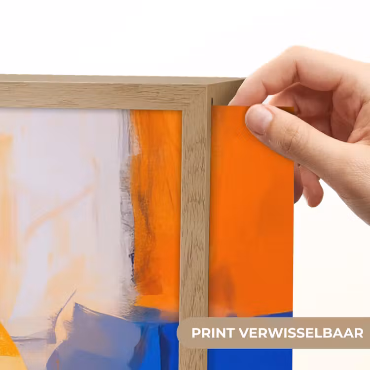 Lightbox - Wandlamp - Vos - Oranje - Vormen - Abstract — 5