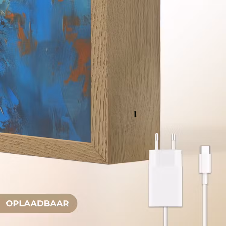 Lightbox - Wandlamp - Kat - Kleurrijk - Oranje - Blauw — 7