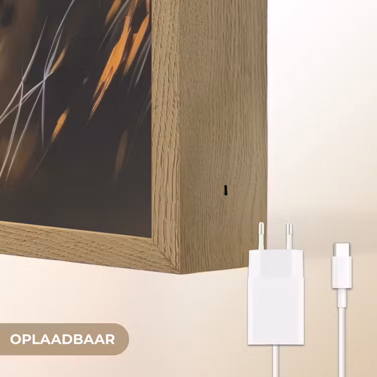 Lightbox - Wandlamp - Luipaard - Oranje - Wit - Gras — 7
