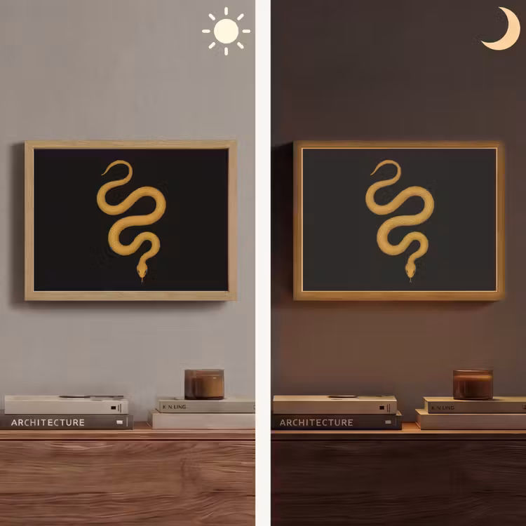 Lightbox - Wandlamp - Slang - Minimalistisch - Goud — 6