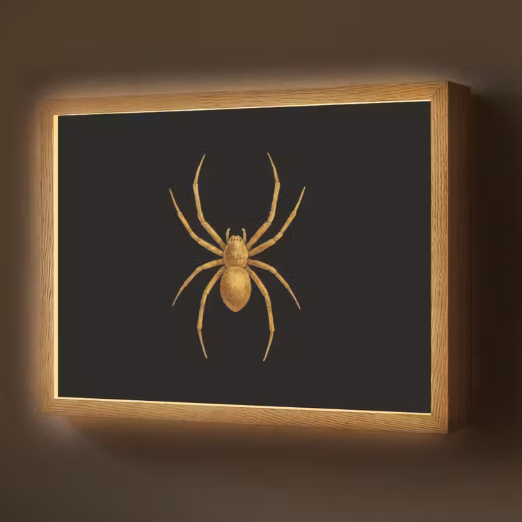 Lightbox - Wandlamp - Spin - Goud - Minimalistisch - Poten — 1